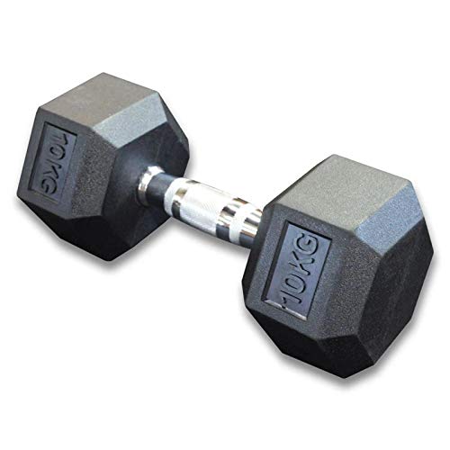 Dumbbell Halter sextavado cromado 7kg