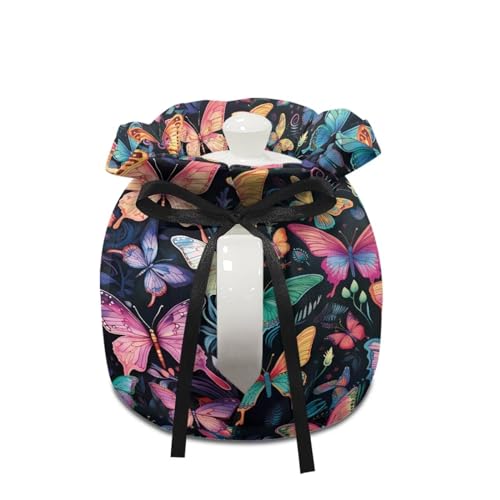 Image of Colorful Butterfly Tea Pot Cover Keep Tea Warm Insulation Teapot Cozies Machine Washable Kettle Cover Breakfast Warmer Home Decor for Home Kitchen Tea Party Table Decor