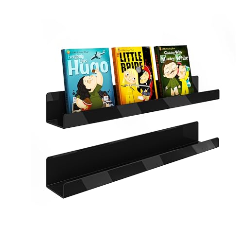 Estante magnético de acrílico con gran sujeción para libros y pizarras, pack de 2 2