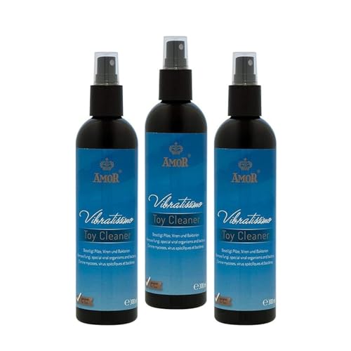Vibratissimo Toy Cleaner 3x300 ml | 2 in 1 Reinigung + Desinfektion | Ohne Alkohol