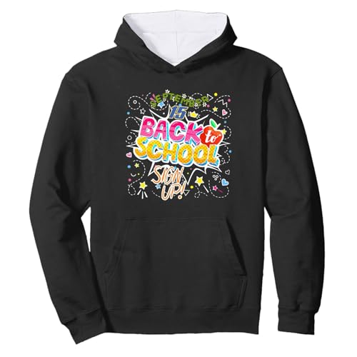 Youth Hoodie Sweatshirt Children's Winter Fashion Festival Printed Solid Color Hoodless Long Sleeved Pullover2