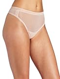 OnGossamer Women's Mesh Hi Cut Thong