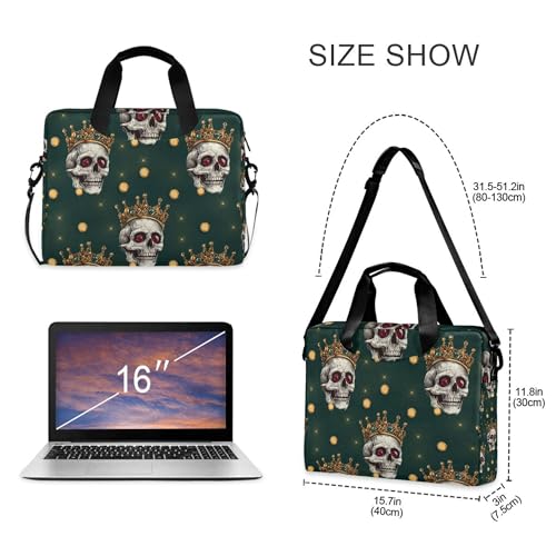 Funda portátil Alaza Skull para laptops de 13-15.6 pulg miniatura 4