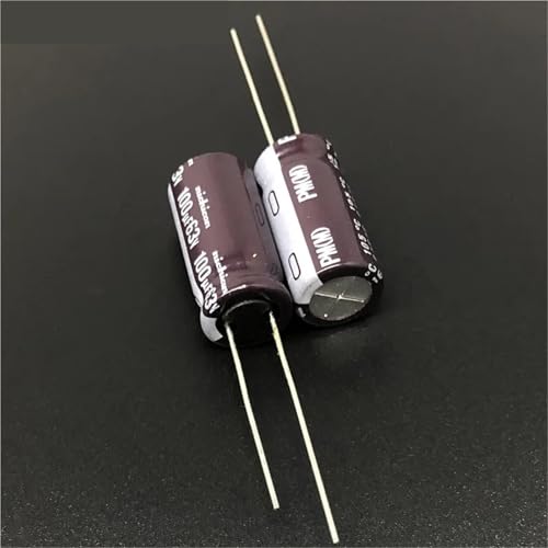 Condensateur 100uF 63V radial 10x20mm haute durabilité pour réparation alimentation filtrage PC