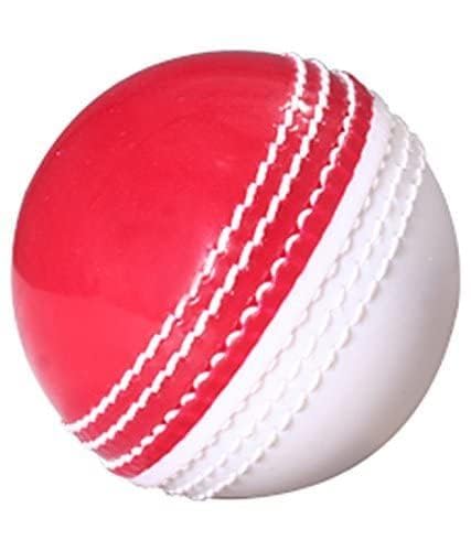 Onekbhalo Cricket Ball (Red & White) Synthetic Indoor Ball - Hand Stitched - 130-135 Grams - Poly Balls with fine Thread-picture-20