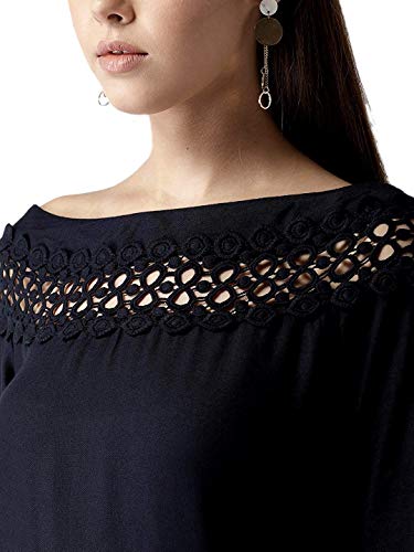 Image of Style Quotient Women Solid Viscose Rayon Smart Casual top