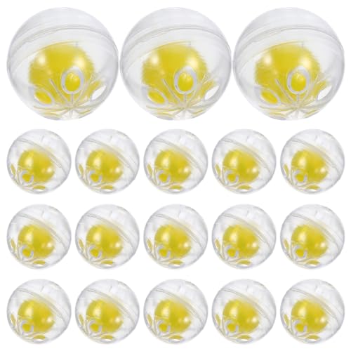 jojofuny 50pcs Bell Ball Toys Inserts for Toys Pets Birds Rattle Noise Maker Chewing Balls Puppet Dolls