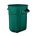 Suncast Commercial BMTCU20G Utility Trash Can, 20 gal, Green