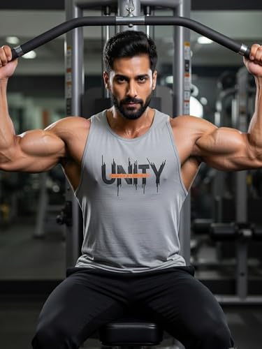 Image of 3Colors Men's Active Sleeveless Polyester Tank Top- Cool and Comfortable Workout wear, Dry fit Gym Vests - Unity