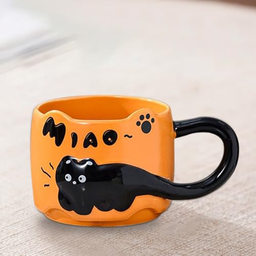 Taza de cerámica para café que ahorra espacio en armarios 7