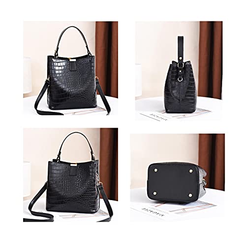 Bolso de mano y hombro para mujer en PU cuero sintético miniatura 4