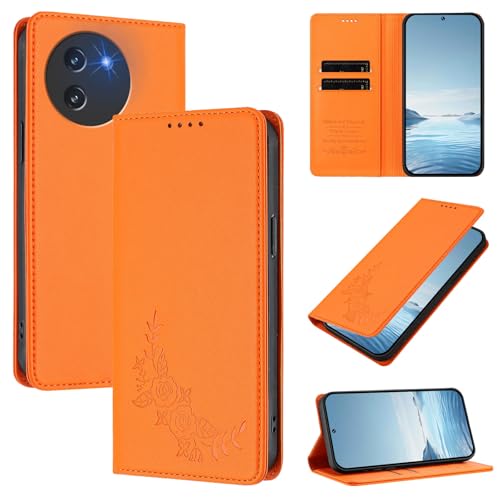 �Ή��@�� for Doogee Note 59 / Note 59 Pro �t���b�v���X�^���h �}�O�l�b�g�J�� �E�H���b�g�^�P�[�X Orange