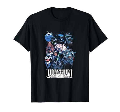 T-Shirt Star Wars Vintage Poster Lucas Films cadeau idéal pour passionné de cinéma