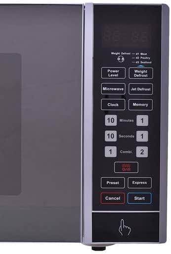 Galanz Microwave Oven control panel close-up
