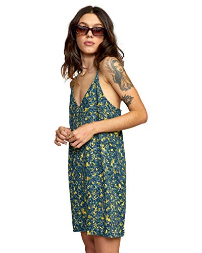 Image of RVCA Women's Jade Woven Spaghetti Strap Dress