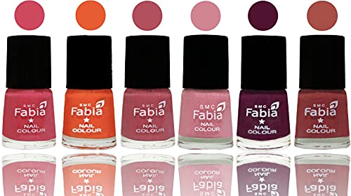 Shine Bright Glossy Nail Polish Combo Set of 6 Nail Paint,02971