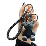 Yaihsuy Bear Resin Keychain Bear Key Ring Bag Charm for Car Keys, Backpack Accessories,Decoration Gift for Women Girls