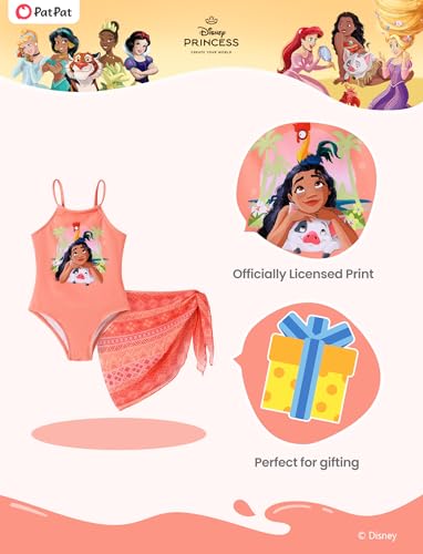 Image of Disney Stitch Marvel Frozen Elsa Girls Swimsuits UPF 50+ One Piece Bathing Suits Sport Summer Swimwear for Kids Size 3-13Y