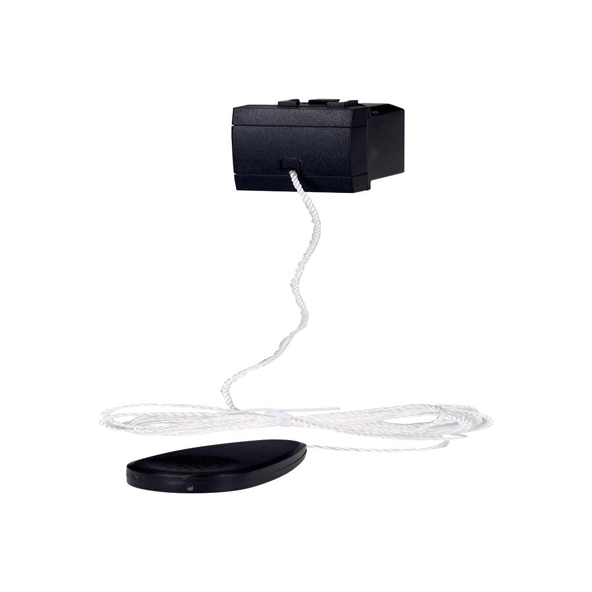 1 Pieces Pull Button con Corda Nero, compatibile con Vimar Arke, per Interi Casa