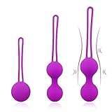 Premium Liebeskugeln 3er Set - Für ideales Beckenbodentraining - Optimale Stärkung der Vaginalmuskulatur - Perfekt zur Steigerung der Orgasmusfähigkeit