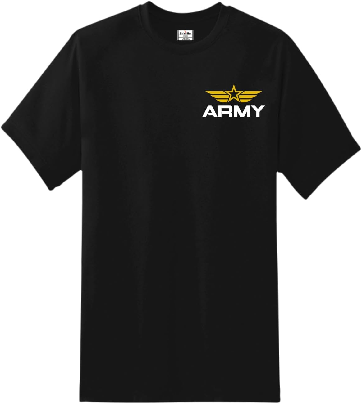 His'en'Her Regular Fit T-Shirt for Men |100% Cotton T-Shirt | Army Printed Half Sleeve Tshirts
