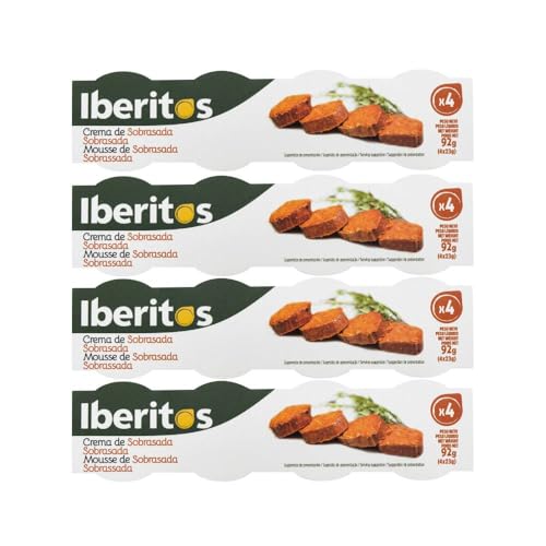 Paté de sobrasada Iberitos 4x23 g pack de 4