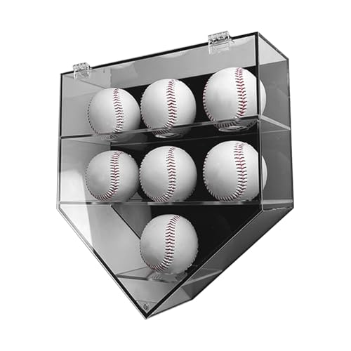 Boîte baseball murale acrylique pour décorer votre bureau