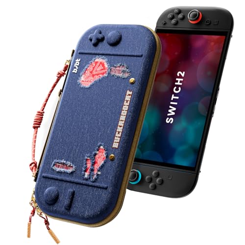 Image of Landcase Carrying Case for Nintendo Switch 2, Hard Shell Travel Case with 12 Game Card Slots, Odorless Felt Protective Storage Bag, Slim Portable Shockproof Cover for Switch 2 Console & Accessories