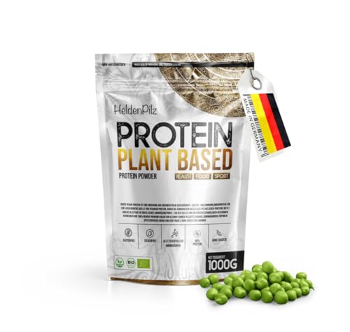 Proteína en polvo fermentada natural – Proteína vegetal de guisante fermentado – Vegano, sin lactosa, sin gluten, 100% natural – Para el desarrollo muscular, fitness y alimentación saludable – 600 g