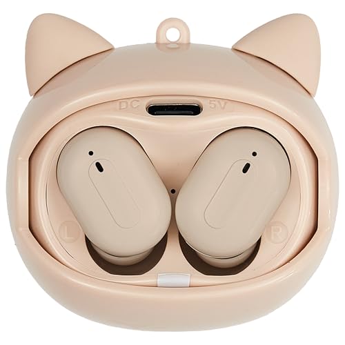 THE CONCEPT FACTORY, HT0153 - Auriculares inalámbricos Kawaii Multiface, diseño único Kawaii, Calidad de Sonido Superior, Comodidad y ergonomía