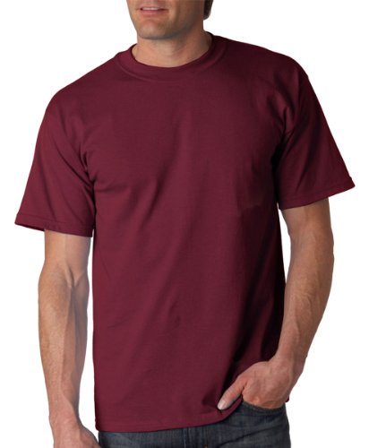 Gildan Mens Ultra Cotton Short Sleeve T-Shirt (2XL) (Maroon)
