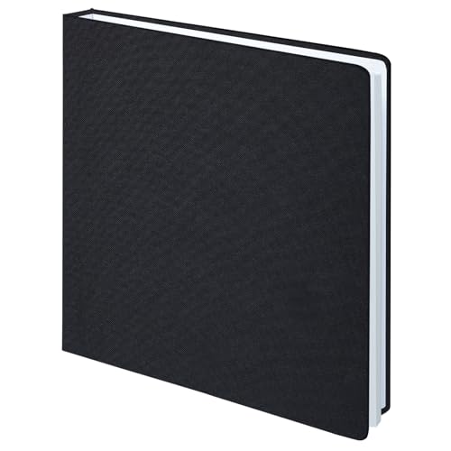 3 Ring Photo Album with Sticky Pages, Linen Scrapbook for Easy Customization - Perfect for 2x3, 4x6, 5x7, 8x10 Photos - 20 Sheets for Family Memories & Crafting