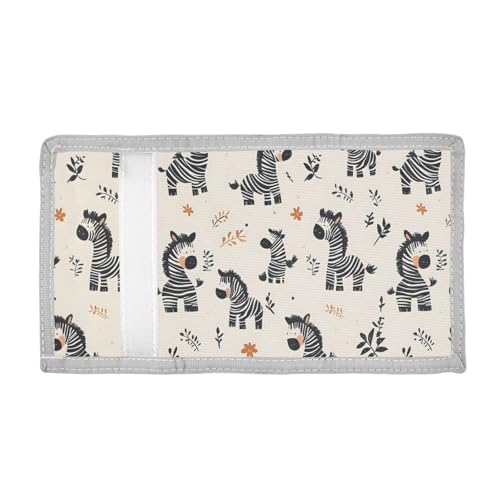 ALAZA Kids Wallets for Boys Girls Toddler Trifold Wallet Children Small Cute Zebras with Zipper Coin Pocket2