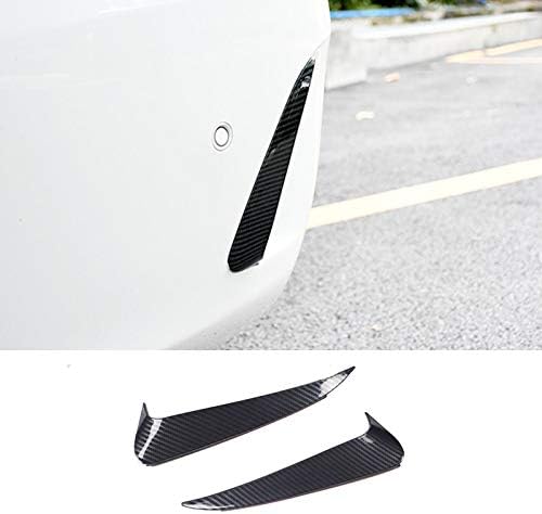 Carbon Fiber Style Rear Bumper Spoiler Air Vent Outlet Trim Cover for Mercedes-Benz Benz E Class Coupe C238 2016-2019