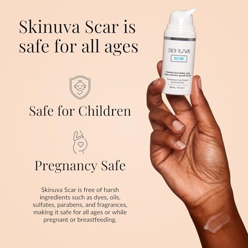 Skinuva® Next Generation Scar Cream - Advanced Scar Cream Formulated with Growth Factors (0.5 oz)
