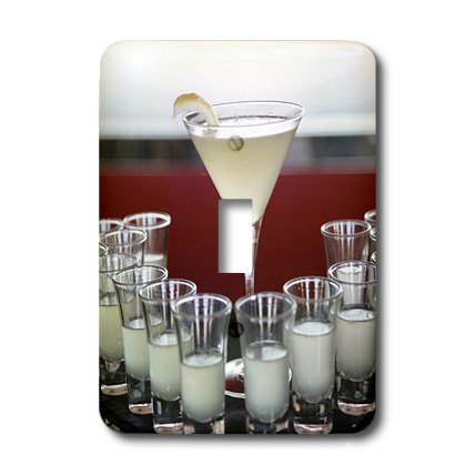 Interrupteur Las Vegas Martini 3dRose dcoration bar rétro