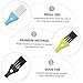 PartyKindom 108pcs Cleaning Brush for Electric Shaver and Hard Reach Areas Compact for Beauty Salons and Personal Use Lightweight and Portable Design