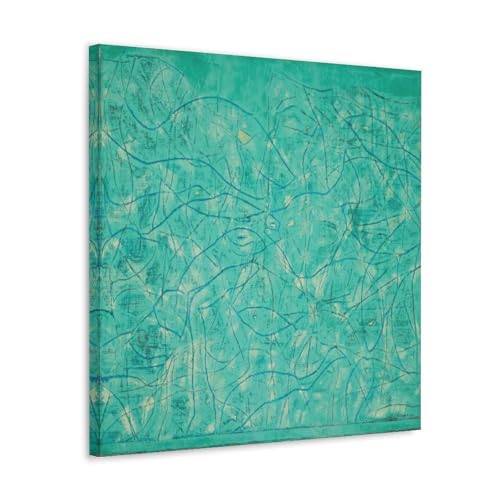 Toile Max Ernst Tremblement de terre printanier pour habiller un mur blanc de salon contemporain