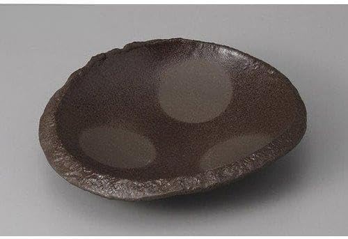 セトモノホンポ(Setomonohonpo) Set of 3, Facing Carbonized Daimaru [7.6 x 7.1 x 1.8 x 1.8 inches (19.4 x 18 x 4.5 cm)] [Ryotei Ryokan Japanese Tableware Restaurant Commercial Utensils Tableware]