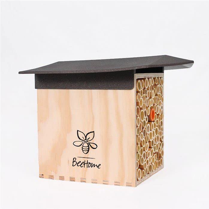 BeeHome dunkel - Wildbienenhotel mit Gutschein für 25 Bienen!