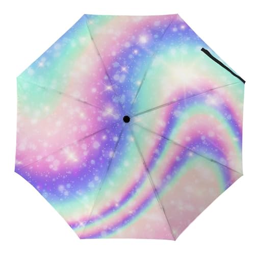 Parapluie pliant automatique compact pour voyage homme et femme avec motif ananas