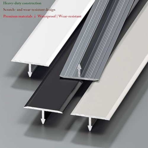 Bande de transition pour sol en T aluminium pour masquer les joints de dalles