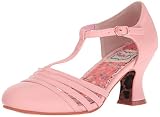 Bettie Page Zapatos de tacón Bp254-Lucy Spectator para mujer, Pnk, 40.5 EU