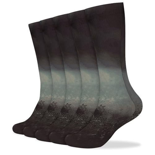 FodPand Sport Soccer Knee High Socks Cozy Knee High Socks Soft Mid-Length Sock for All Seasons Daily Wear Adult