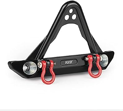 KYX Racing Aluminum Alloy Front Bumper Upgrades Parts Accessories For 1/24th Scale RC Crawler Car Axial SCX24 Deadbolt JLU