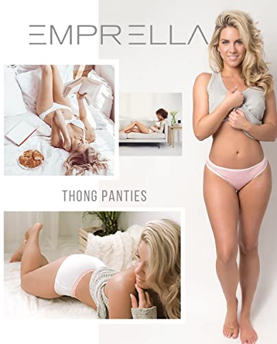 Emprella Underwear Women Thong Pack - No Show Panties, Seamless Sexy Breathable2