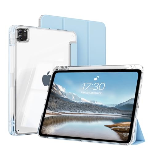 KenKe iPad Air 13�C���` �P�[�X M4/M3/M2 2026/2025/2024 iPad Pro 12.9�C���` ��6����/��5���� | �O�܂�X�^���h ����PC �J�o�[ Pencil ���[�X���b�g �ϏՌ����Ɨ����ϐ� TPU�x�[�� ��