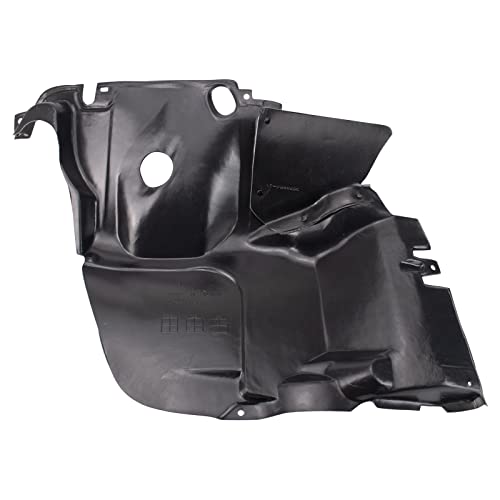 Image of TRQ Front Driver Side Engine Splash Shield Black Compatible with 2008 Ford Escape Mercury Mariner FO1250148