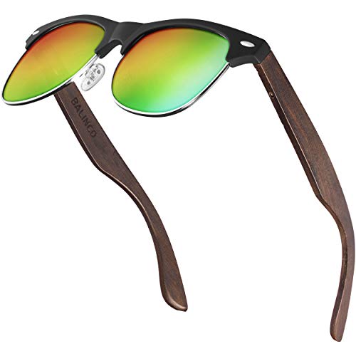Lunettes de soleil polarisées TAC Balinco avec branches bois incassables