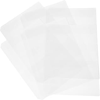 Healvian 15 Peças 6 A5 Saco De Armazenamento De Folhas Soltas Plástico A6 Envelopes A6 Bolsa De Documentos Bolsas De Documentos Pasta De Arquivo Envelopes De Plástico A6 Fichários Suportes